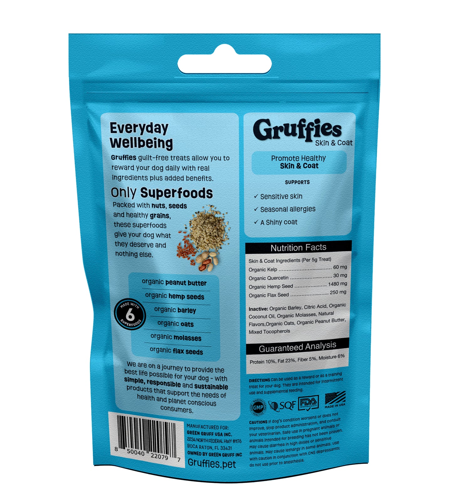 Gruffies - Skin & Coat - 1   6 oz  bag