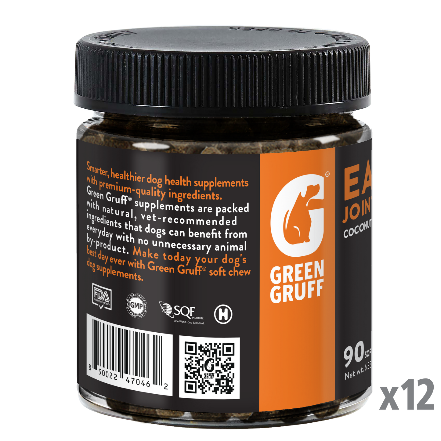 Green Gruff - Ease Plus CBD - 4 Jars