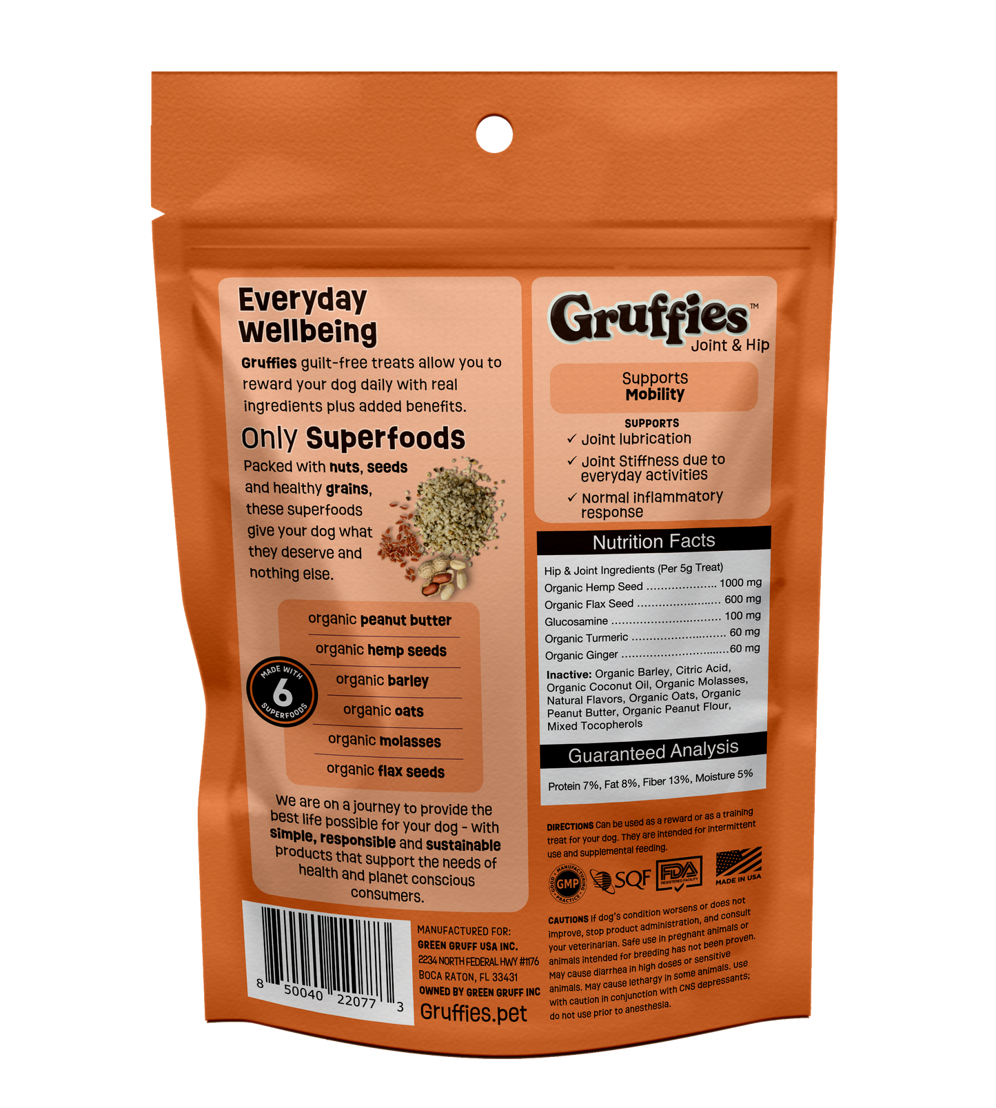 Gruffies - Joint & Hip - 1   6 oz  bag