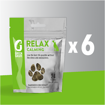 Green Gruff - Relax - 6 Bags (24 chews per bag)